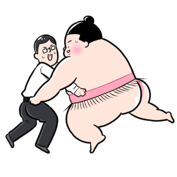 相撲をするアイコン